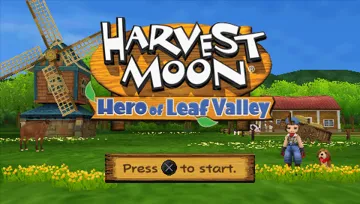 Harvest Moon - Hero of Leaf Valley (EU) screen shot title